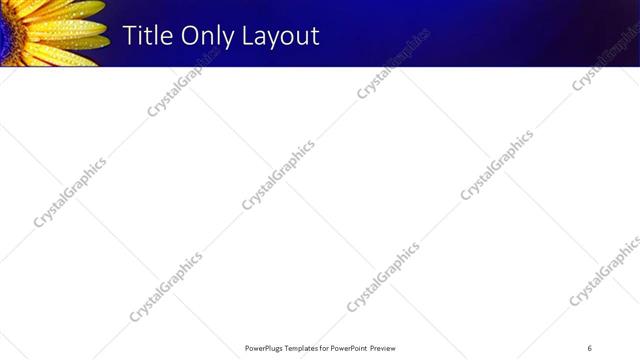 Title Only presentation slide layout