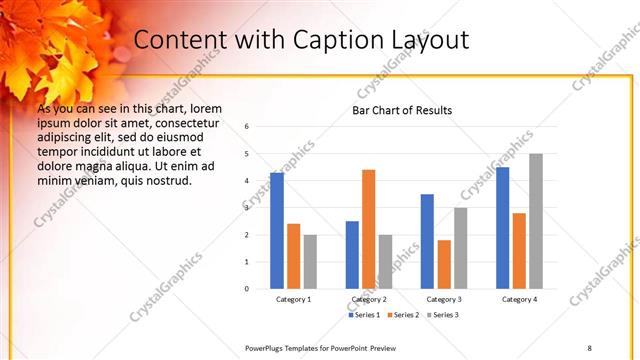 Content with Caption presentation slide layout