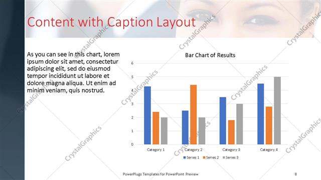Content with Caption presentation slide layout