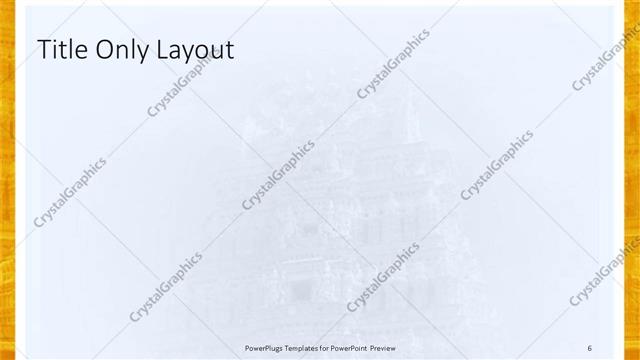 Title Only presentation slide layout