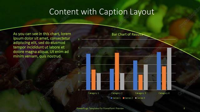 Content with Caption presentation slide layout