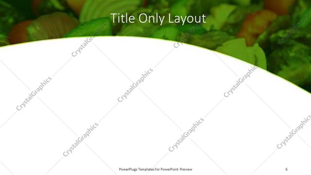 Title Only presentation slide layout