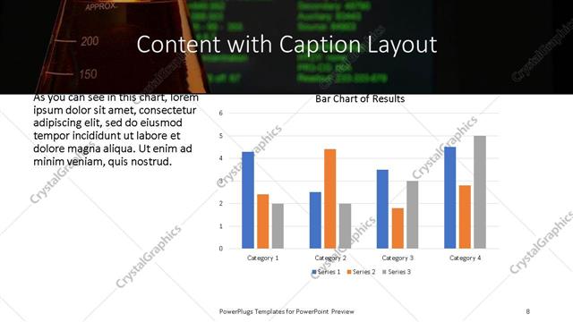 Content with Caption presentation slide layout