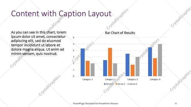Content with Caption presentation slide layout