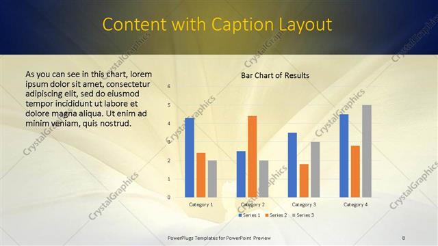 Content with Caption presentation slide layout