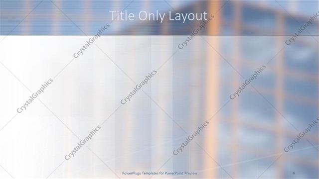 Title Only presentation slide layout