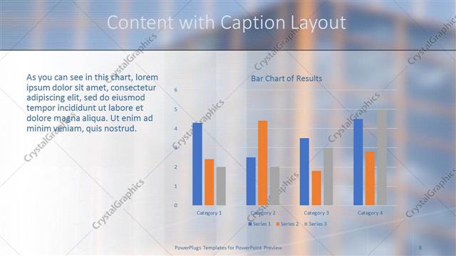 Content with Caption presentation slide layout