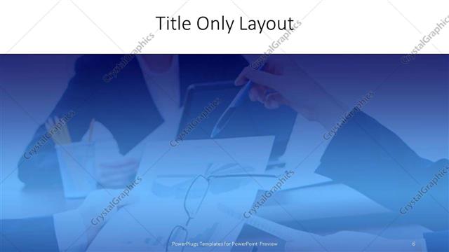 Title Only presentation slide layout