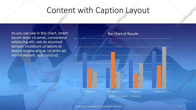 Content with Caption presentation slide layout