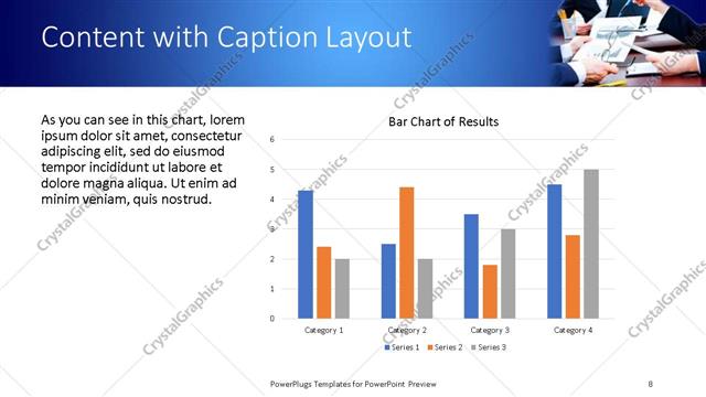 Content with Caption presentation slide layout