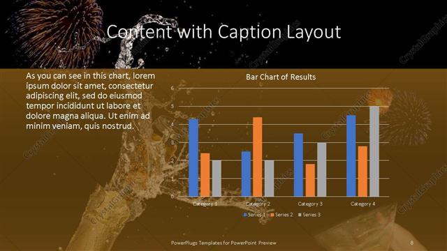 Content with Caption presentation slide layout