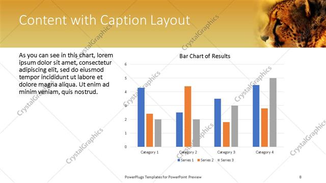Content with Caption presentation slide layout
