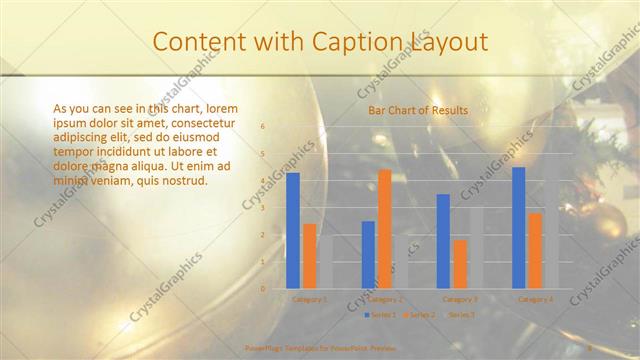 Content with Caption presentation slide layout