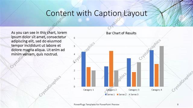 Content with Caption presentation slide layout