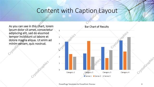 Content with Caption presentation slide layout