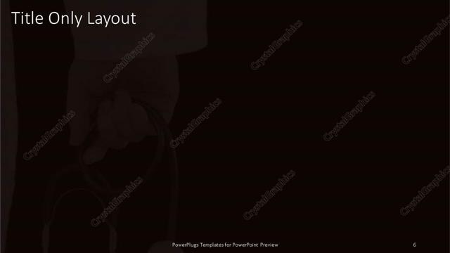 Title Only presentation slide layout