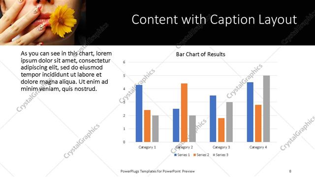 Content with Caption presentation slide layout