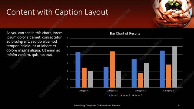 Content with Caption presentation slide layout