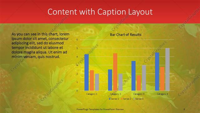 Content with Caption presentation slide layout