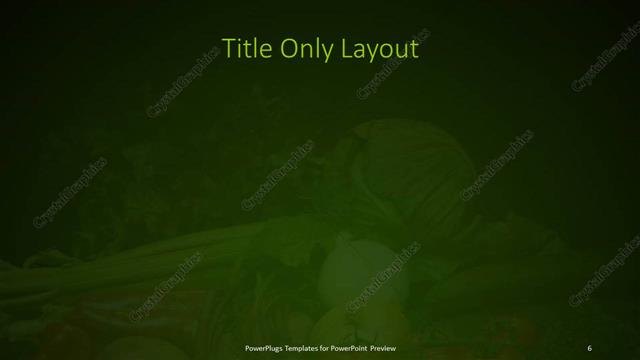 Title Only presentation slide layout