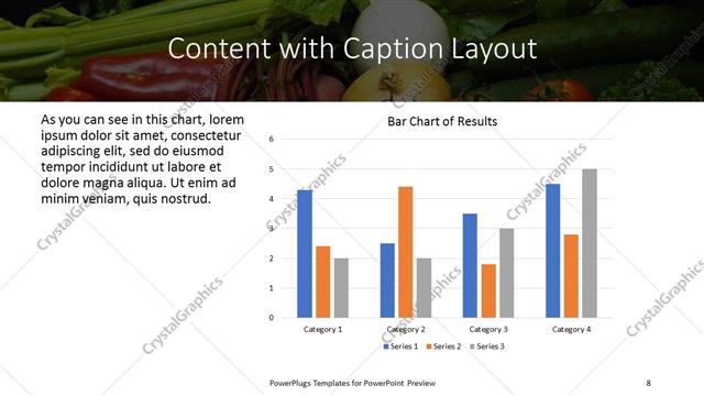Content with Caption presentation slide layout