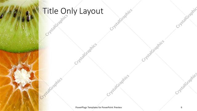 Title Only presentation slide layout