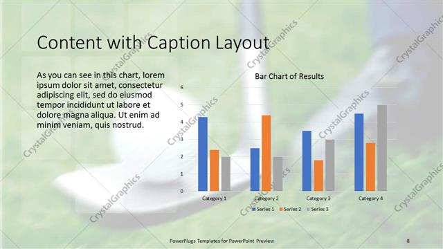 Content with Caption presentation slide layout
