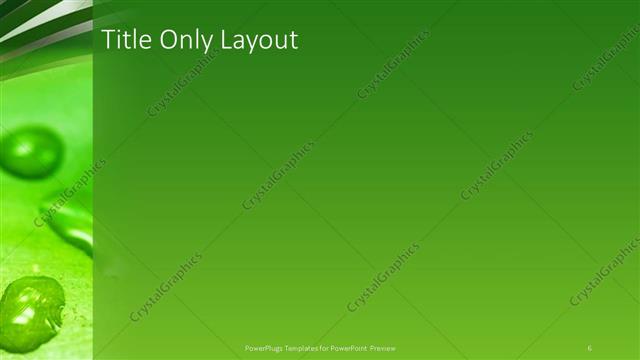 Title Only presentation slide layout