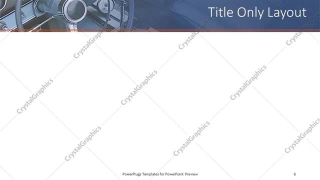 Title Only presentation slide layout