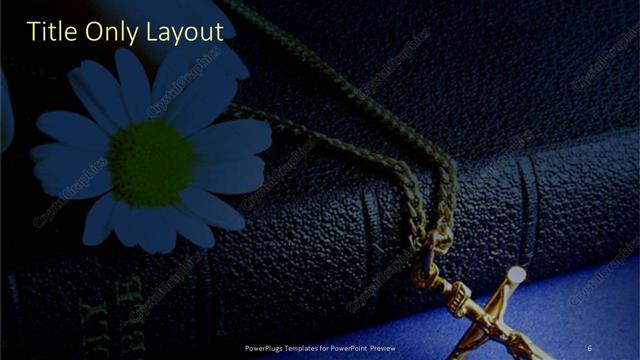 Title Only presentation slide layout