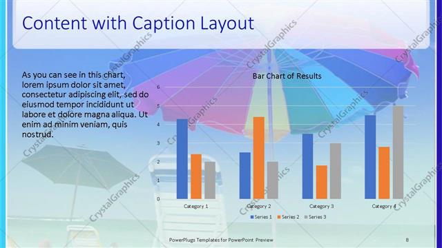 Content with Caption presentation slide layout