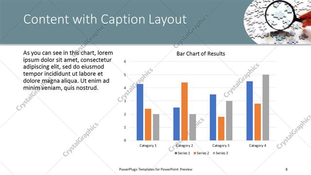 Content with Caption presentation slide layout