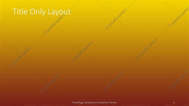 Title Only presentation slide layout