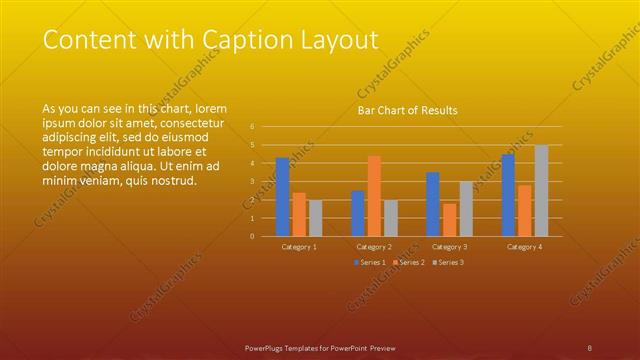 Content with Caption presentation slide layout
