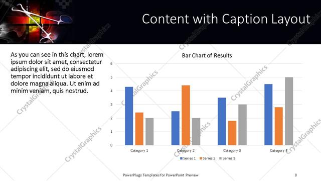 Content with Caption presentation slide layout
