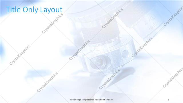Title Only presentation slide layout