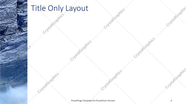 Title Only presentation slide layout