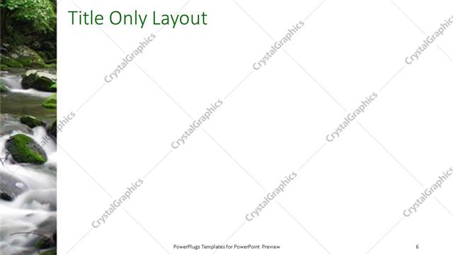 Title Only presentation slide layout