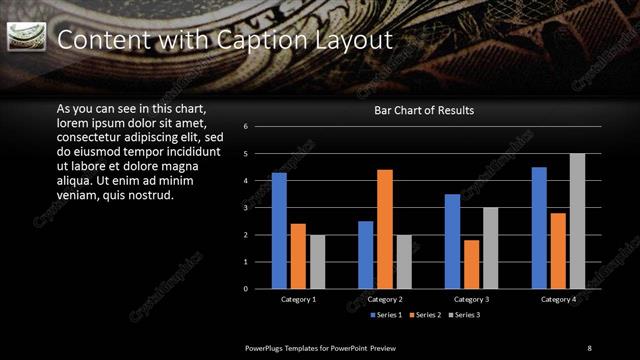 Content with Caption presentation slide layout