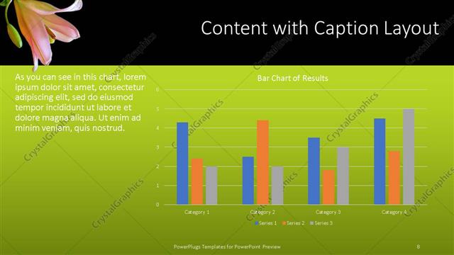 Content with Caption presentation slide layout