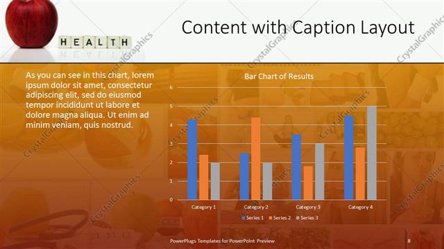 Content with Caption presentation slide layout