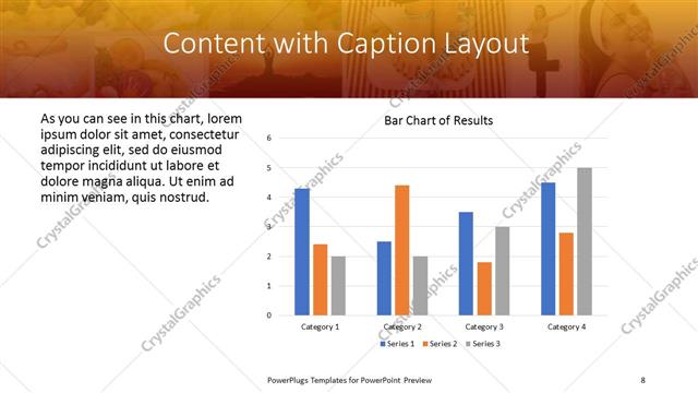 Content with Caption presentation slide layout