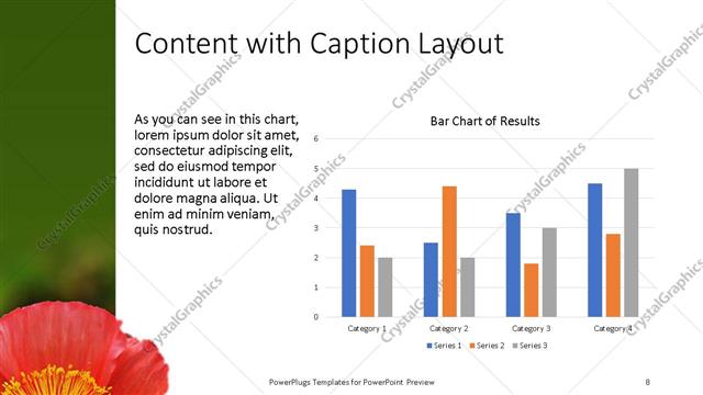 Content with Caption presentation slide layout