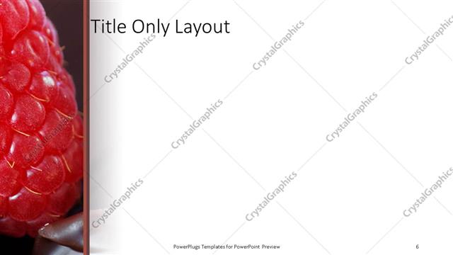Title Only presentation slide layout