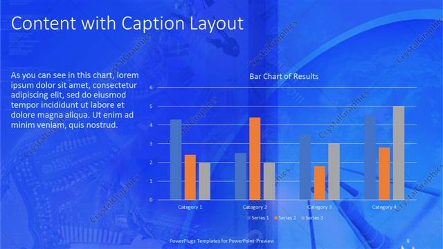 Content with Caption presentation slide layout