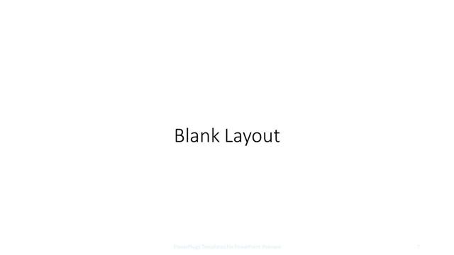 Blank presentation slide layout
