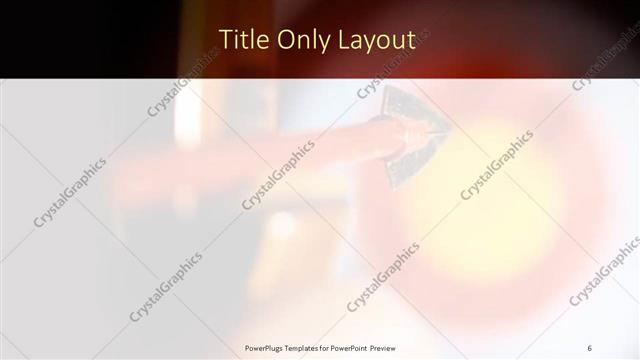 Title Only presentation slide layout