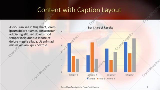 Content with Caption presentation slide layout
