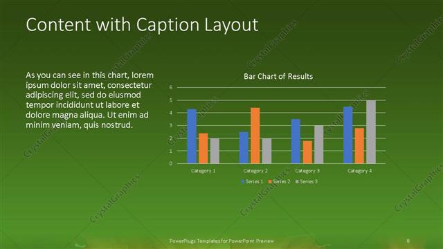 Content with Caption presentation slide layout