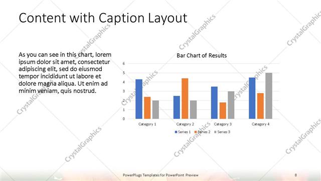 Content with Caption presentation slide layout